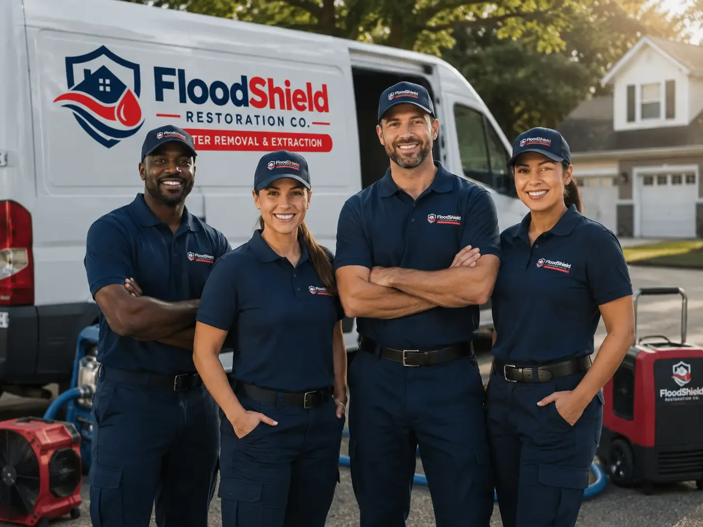Flood Damage Restoration company in Wales, WI
